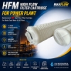 HFM High Flow Filter Cartridge untuk Power Plant Replacement 3M medium