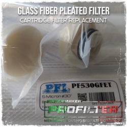pfgf glass fiber pleated filter cartridge twin replacement  large